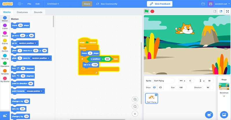 Coding and Video Game Design with Scratch